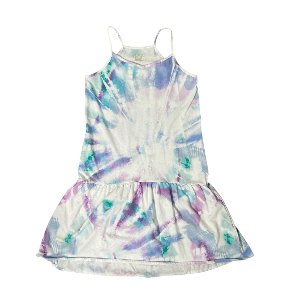 The Children’s Place Tie-dye Multicolor Sleeveless Dress - Size Medium 7/8